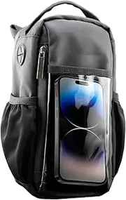 Acunny Magnetic Gym Bag, Magnetic Bottle Bag – Bottle Pouch, Gym Carrier Organizer with Reel Accessories Pouch for Travel Work and Sports, Unique Attribute, Se référer au descriptif, Refer to