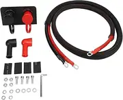 Remote Battery Terminals 3/8in Stud Battery Jump Post with Cover 250A Battery Charging Post Kit for Car Truck Boat ATV UTV