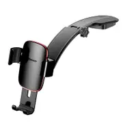 Metal Connecting Rod Gravity Linkage Auto Lock Car Mount Dashboard Holder for Mobile Phone BLACK COLOR