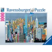 1000pc Ravensburger I Am New York Family/Teens Jigsaw Puzzle Game Toy 70x50cm