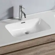 Vellena 1200mm PVC Water Proof Wash White Wall Hung Bathroom Vanity Ceramic Basin