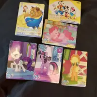 在飛比找蝦皮購物優惠-迪士尼 美女與野獸 & 彩虹小馬 收藏卡片