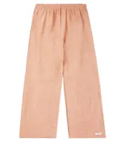 [Donsje] Donsje Revoi linen-blend pants Y 6/7 brown