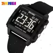 Mens LED Digital Sport Watches Military Stopwatch Waterproof Date Wristwatch