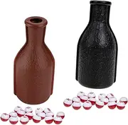 LRXIYODE Billiards Dice Game 2 Pack Snooker Bottle Props Cup Dice Plastic Billiards Toys for Boys and Girls Adults