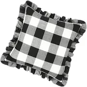 DECORNIJIA Chic Checkered Pillow Protector Elegant Pillow Cover for Home Design for Sofa Couch Bedroom