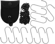 GANAZONO 1 Set Portable Clothesline Set Camping Hanging Rope Hanger for Camping Heavy Duty Bungee Cords Tent Cords Camping Gear Line Camping Tent Rope Camping Rope Hanging Hook Polyester