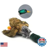 JKW Mallard Duck Plush and Stuffed Toys, Squeaky Medium and Large Duck Dog To
