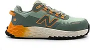 [New Balance] Fresh Foam Cremorne Composite Toe Safety Shoes for Women – Non Slip, Electrical Hazard, Aqua|Pumpkin, 8