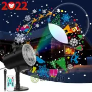 Christmas Snowflake 6LED Projector Light Snow Outdoor Garden Yard Landscape Lamp