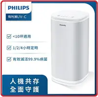 在飛比找樂天市場購物網優惠-【小白殺安心消毒全面守護】Philips 飛利浦 PU008