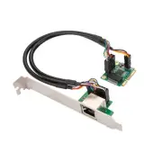 Mini PCIE Gigabit Networking Card 10/100/1000M/2.5Gbps Mini PCIE Ethernet Adapte