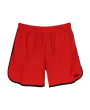 Alexander McQueen Logo Printed Elasticated Waist Swim Shorts S,L Red