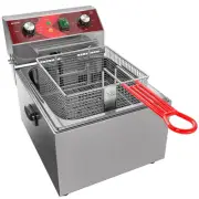 Electric Deep fryer Single Tank Deep Fryer with Basket Capacity 10L(10.5QT) E...