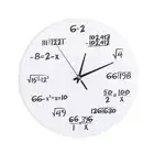Wall Clock 3D Decoration Clock Mathematical Formula For Kids Room Nursery US