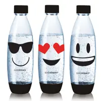 在飛比找PChome24h購物優惠-Sodastream emoji水滴寶特瓶1L-3入