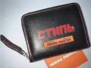 Heron Preston Black Style Zip Wallet/Unisex/$395/Authentic/NWT