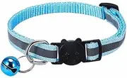 AIMALL Cat Collar Reflective with Safety Release Breakaway Buckle Kitten Puppy Pet Bell - Adjustable Pet Safety Strap
