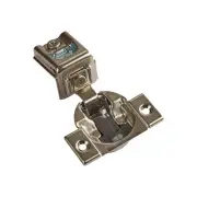 39C355B20x20S 114 Overlay Soft Close Cabinet Hinge Nickel Plated Steel Nickel Fi