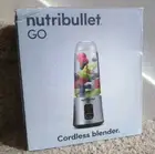 New NutriBullet GO Portable Cordless Blender with Cup, Cap & Lid 13 Oz Black