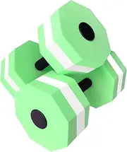 2piece Eva Aquatic Barbell Buoyant And Low Water Absorption For Effective Water Workouts Can Increase Upper Body, green