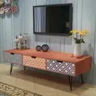 TV Cabinet Coffee Table and TV Cabinet Entertainment Unit Stand Storage Drawers