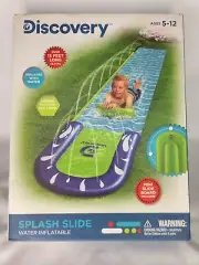 Discovery Inflatable Splash Water Slide15 ft. Sliding with Mini Board