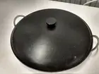 16" / 40sm. Azerbaijan Saj + Lid. Discada High Heat Cooking Disc. Cowboy Wok.