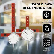 Table Saw Dial Indicator 0.001inch Accuracy Adjustable Table Saw Gauge YP