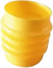 Jumping Jack Bellows Boot BS600 BS700 Durable Rammer Bellow for Wacker Compactor Tamper Polyurethane Corrugated Pipe Concrete(Yellow)