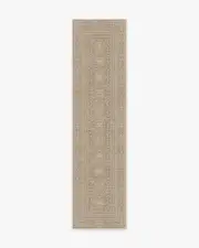 75' x 305' | Machine Washable Runner Rug | Kid & Pet Friendly | Indoor Rug | Gisele Natural Rug | Ruggable