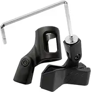 SHINEOFI 1Set Sax Metal Mic Clip Durable Microphone Holder for Saxophone Easy to Use Jack Type Installation Lightweight Metal Clamp for Secure Fixing for Performances and Practice