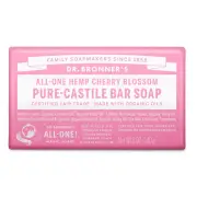 Dr. Bronner's All-one Hemp Pure-Castile Bar Soap - Cherry Blossom 140g