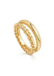 Missoma Radial 18kt Gold Vermeil Ring Petite