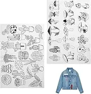 Embroidery Patterns Water Soluble - Stitching Transfer Paper, Washable Embroidery Patterns | Embroidery Transfer Supplies Beginners and Professionals, Dissolvable Transfer Paper for Easy Stitching