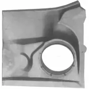 DRIVER SIDE INNER COWL PANEL PATCH; 18in WIDE X 15.5in LONG; MADE OF STEEL