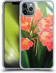Head Case Designs Officially Licensed Graeme Stevenson Flowers 2 Assorted Designs Gel Case [Military Grade Protection] Compatible with Apple iPhone 11 Pro Max