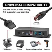 Barcode Scanning Guns Line for Printer 24V Powered 8Pin Retail Printing