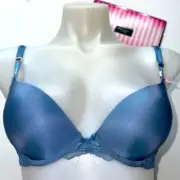 Victoria's Secret Lace Back Push-Up Bra - 32C NEW