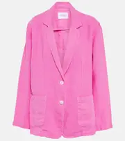 [Velvet] Velvet Cassie linen blazer AU 10 pink