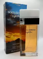 SUNSET IN SALINA LIGHT BLUE BY DOLCE&GABBANA 100ML EDT SPRAY (NEW WITH BOX)