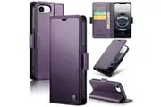 Apple iPhone 16e CaseMe 023 Wallet Flip Cover, RFID Protection, Card Holder