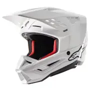 S-M5 Solid Helmet Ece 22.06 White Glossy