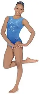 [The Zone] Panache Butterfly Motif Sleeveless Gymnastics Leotard