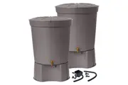 300L LANZAROTE MINITANK X 2 KIT (WITH LINKING KIT, DIVERTER & STANDS) - GREY