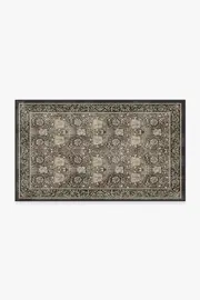 90' x 150' | Machine Washable Runner Rug | Kid & Pet Friendly | Indoor Rug | Honeysuckle & Tulip Dark Wood Flatwoven Rug by Morris & Co. | Ruggable