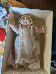 Vintage 1985 Cabbage Patch Kids Porcelain Collection Jenifer Alice #4890 NIB COA