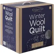 Onkaparinga Winter Wool Quilt, 100% Australian Wool, Queen Size 210x210cm, Machine Washable