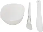 Silicone Face Mask Mixing Bowl Reusable DIY Skincare Mud Clay Masks Facials B...