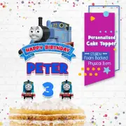 THOMAS THE TANK ENGINE Cake Topper Personalised *STURDY* Birthday Decorations